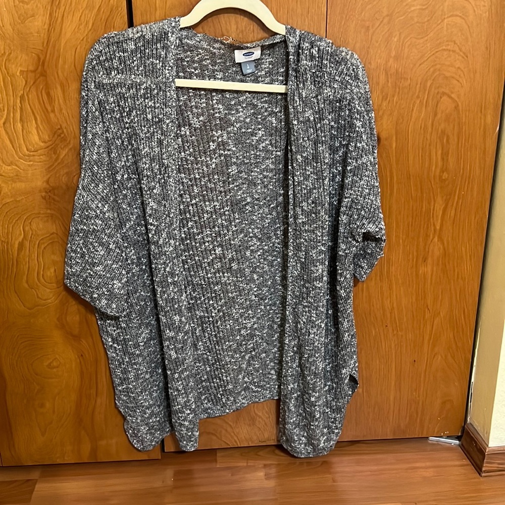 Heather gray lightweight cardigan
